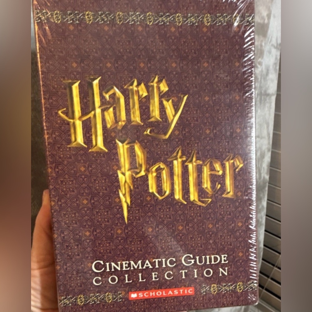 Harry Potter Cinematic Guide Collection Book Set - Purple & Gold